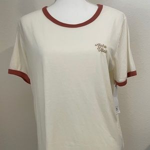 Rip Curl Aloha Vibes Ringer t-shirt, NWT